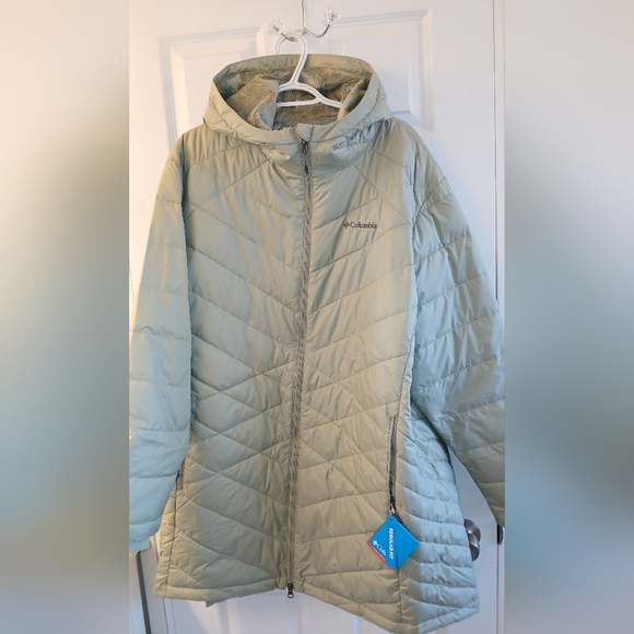 Columbia Jackets & Blazers - Columbia Heavenly Long Hooded Jacket – Women’s 3X – Sage Green – NWT